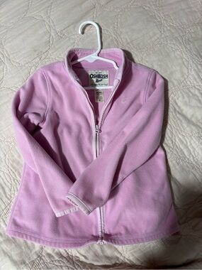 OshKosh B'gosh Light Pink Fleece Zip Jacket